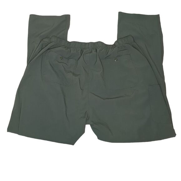 SCRUB JOY Scrub Pants, High Rise, Olive Green, Size XL - Picture 2 of 3